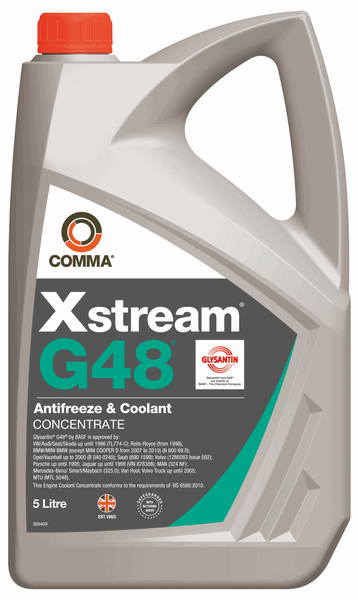 Антифриз G11 зеленый Xstream G48 концентрат 5л COMMA XSTREAMG48KONC5L