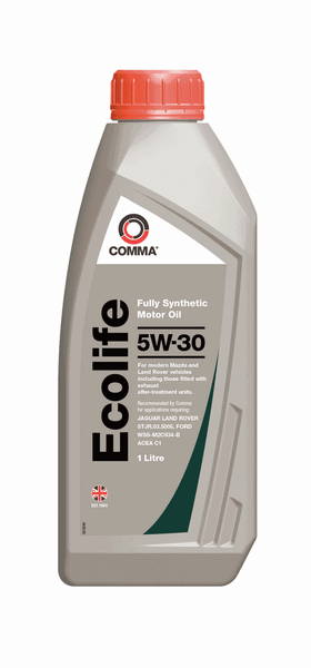 Масло моторное 5W-30 Eco Life SYNT 1л COMMA ECOLIFE5W30SYNT1L