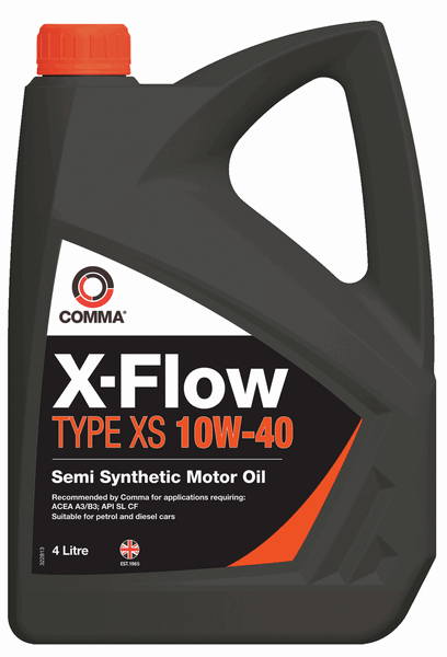 Масло моторное 10W-40 X-FLow TYPE XS 4л COMMA XFLOWXS10W40SEMI4L