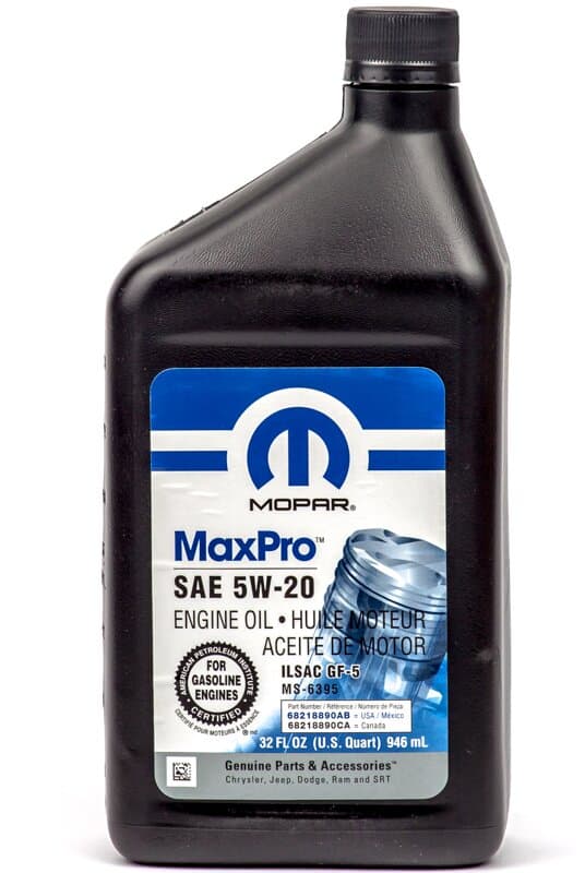 Масло моторное 5W-20 MaxPro Engine Oil 950мл MOPAR 68218890AB