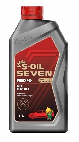 Масло моторное 5W-40 Seven RED #9 SN 1л S-OIL SNR5401