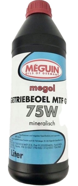 Масло трансмиссионное 75W MTF GT1 GL-4 1л MEGUIN 33047