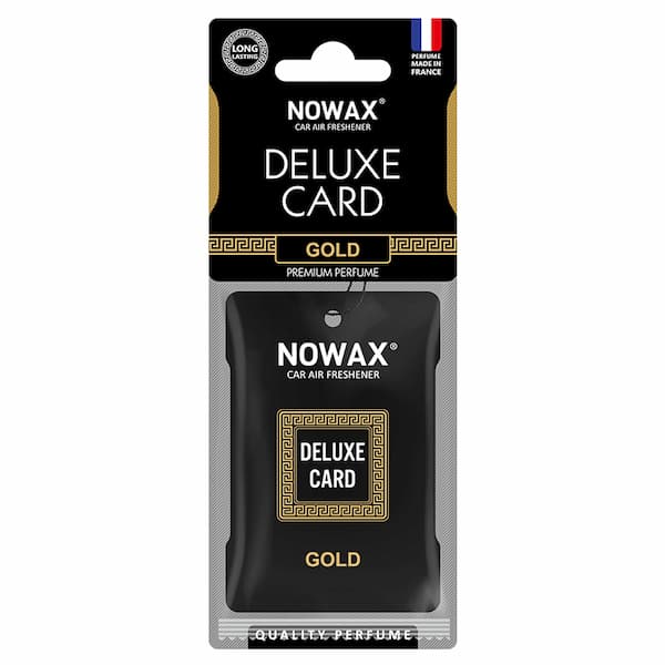 Ароматизатор подвесной Delux Card Gold 6г NOWAX NX07731