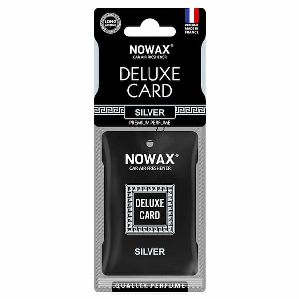 Ароматизатор подвесной Delux Card Silver 6г NOWAX NX07732