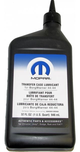 Масло трансмиссионное Transfer Case Lubricant RAM1500 for BorgWarner 44-44 950мл MOPAR 68089195AA