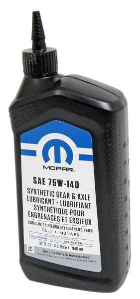 Масло трансмиссионное 74W-140 Synthetic Gear Oil GL-5 950мл MOPAR 68218657AB