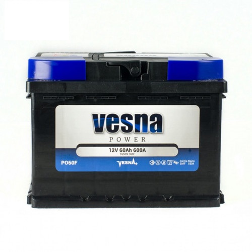 Аккумулятор 60Ah 600A VESNA 415162