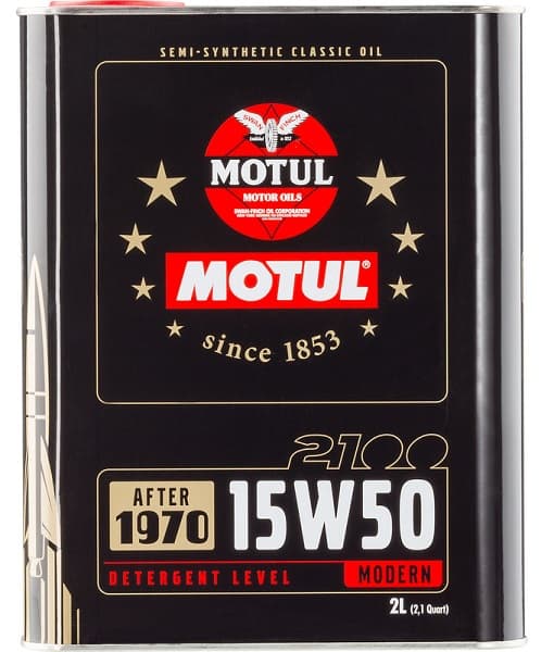 Масло моторное 15W-50 Classic 2100 2л MOTUL 104512