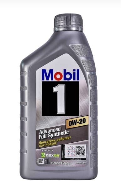 Масло моторное 0W-20 Mobil 1 Advanced Full Synthetic 1л MOBIL 142042