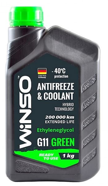 Антифриз G11 -40°С зеленый 1л WINSO 880960