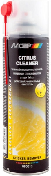 Очиститель универсальный с запахом цитруса Citrus Cleaner аэрозоль 500мл MOTIP 090513BS