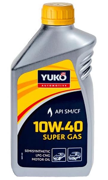 Масло моторное 10W-40 SUPER GAS 1л YUKO 4820070246131