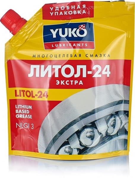 Смазка Литол-24 150г со штуцером YUKO 4820070243932