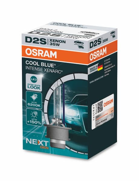 Лампа ксенон D2S 85V 35W 6200K P32D-2 COOL BLUE INTENSE NEXT GEN OSRAM 66240CBN