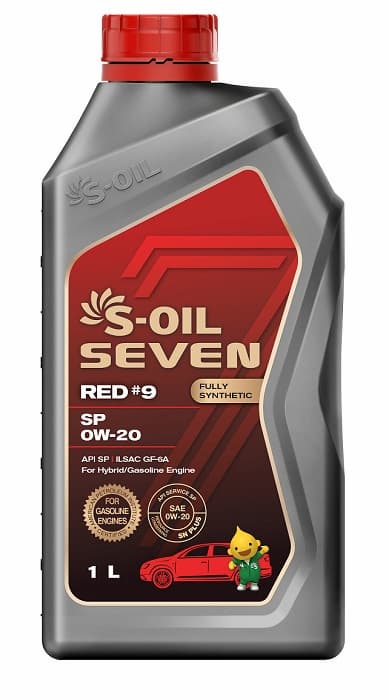 Масло моторное 0W-20 Seven RED #9 SP 1л S-OIL SRSP0201