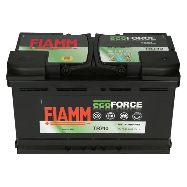 Аккумулятор 80Ач 740A EcoForce AFB Start-Stop FIAMM 7906196