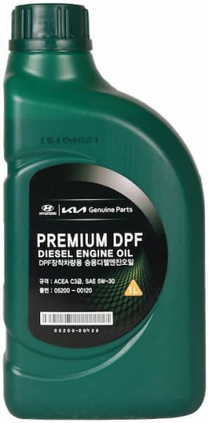 Масло моторное 5W-30 Premium DPF Diesel 1л HYUNDAI/KIA 0520000120