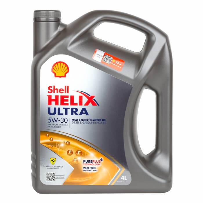 Масло моторное 5W-30 Helix Ultra 4л SHELL SHELLHULTRA5W30L4