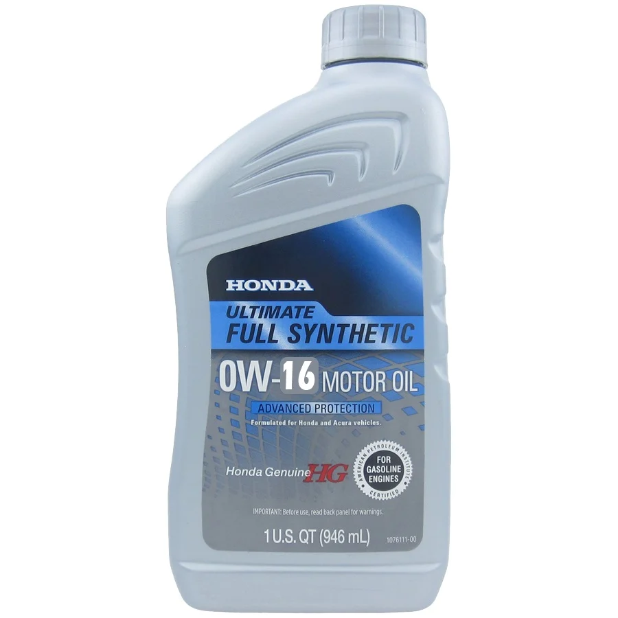 Масло моторное 0W-16 Ultimate Full Synthetic 1л HONDA 087989062