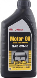 Масло моторное 0W-16 Synthetic Motor Oil 950мл TOYOTA 0027916QTE