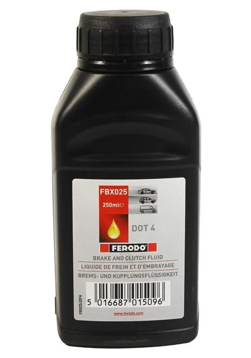 Тормозная жидкость DOT4 250мл FERODO FBX025