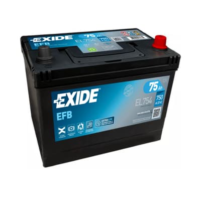 Аккумулятор 75Ah 750A Start-Stop EFB EXIDE EL754