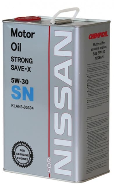 Масло моторное 5W-30 Strong Save X 4л NISSAN KLAN505304