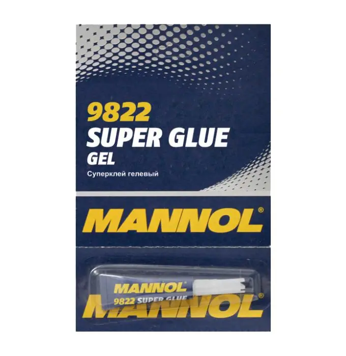 Супер клей гель 9822 GEL Super Glue 3г MANNOL 9822MN