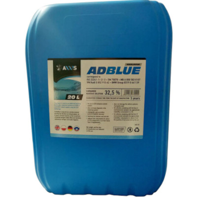 Жидкость нейтрализации выхлопных газов AdBlue 20л AXXIS 501579AUS32