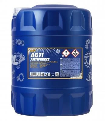 Антифриз G11 Longterm 4111 AG11 синий концентрат 20л MANNOL MN411120
