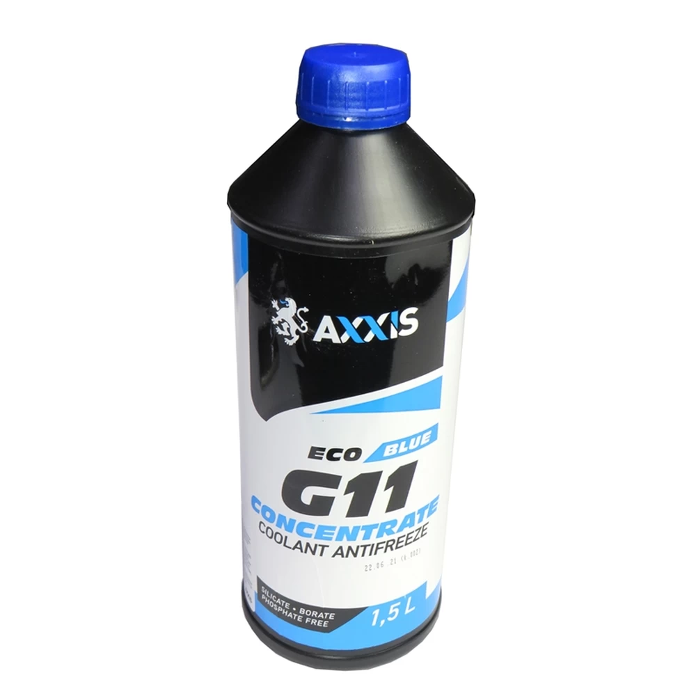 Антифриз G11 -80°C ECO концентрат синий 1.5л AXXIS P999G11BECO