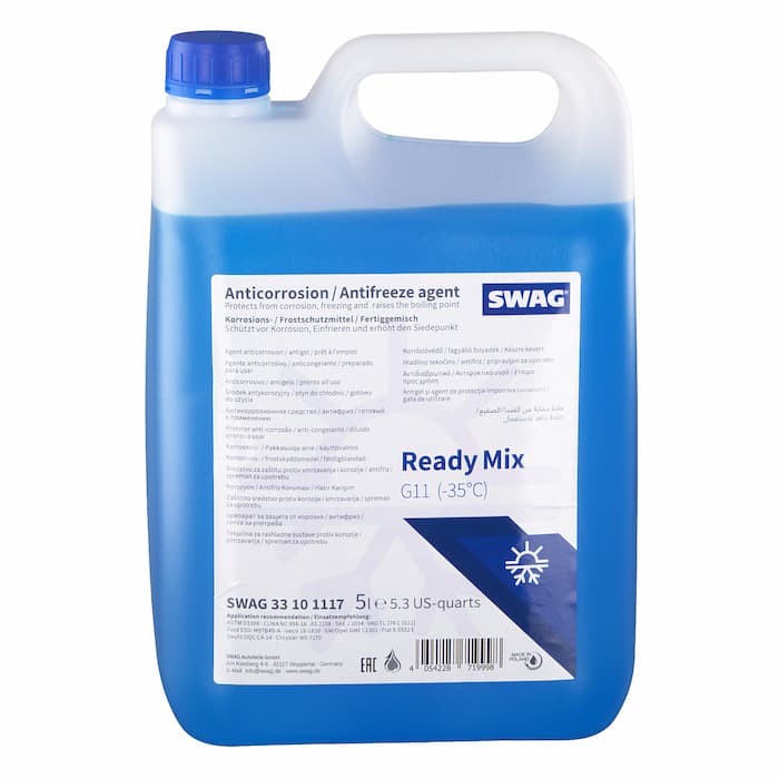 Антифриз G11 Ready Mix -35°C синий 5л SWAG 33101117