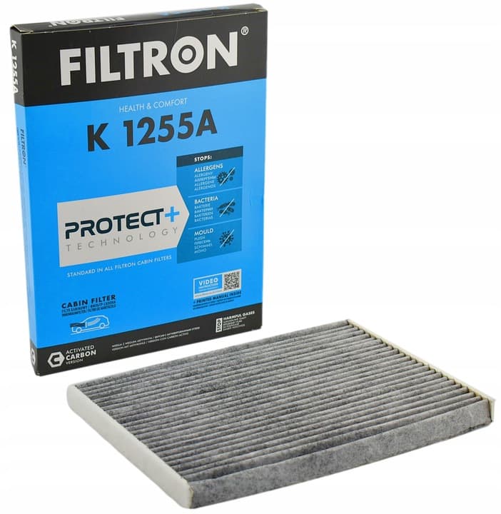 Фильтр воздуха салона угольный FILTRON K1255A