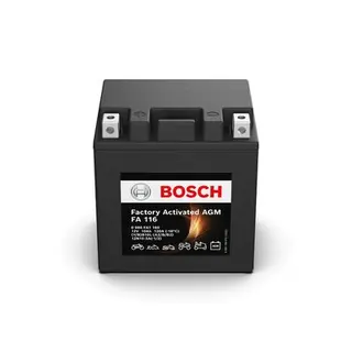Аккумулятор МОТО 10Ah 120A FACTORY ACTIVATED AGM ПРАВ [+] 133*90*142 BOSCH 0986FA1160