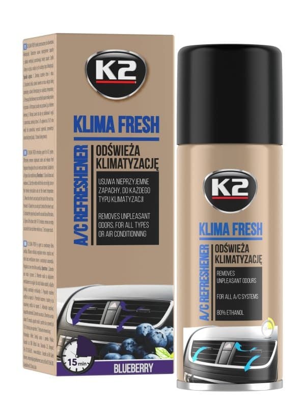 Очисник кондиціонара Klima Fresh BLUEBERRY 150мл K2 K222BB