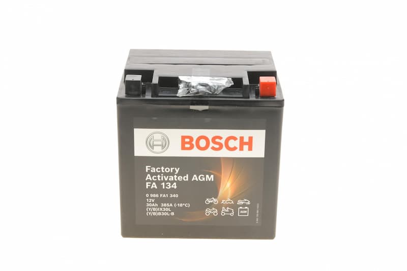 Аккумулятор МОТО 30Ah 385A AGM Factory Activated AGM BOSCH 0986FA1340