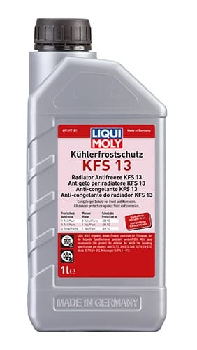 Антифриз G13 Kuhlerfrostschutz KFS 13 красный концентрат 1л LIQUI MOLY 21139