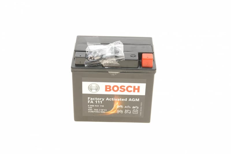 Акумулятор МОТО 4Ah 70A FACTORY ACTIVATED AGM BOSCH 0986FA1110