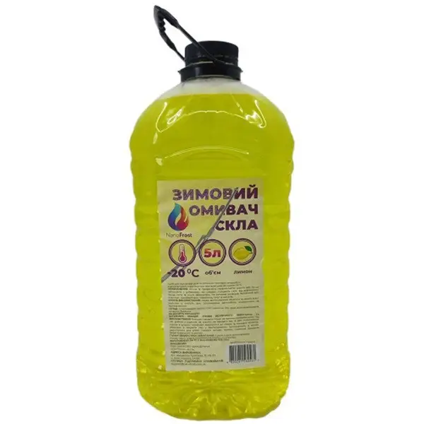 Жидкость омывателя -20°C лимон 5л NANOFROST 60561