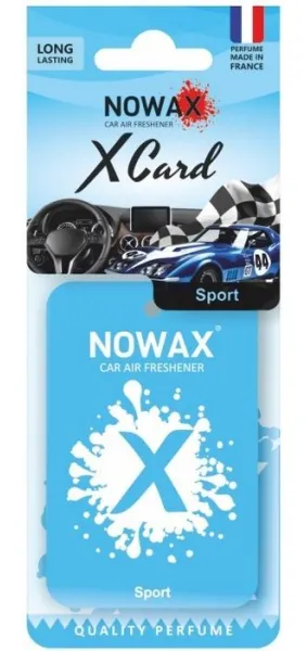 Ароматизатор салона X CARD Sport NOWAX NX07532