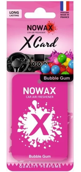 Ароматизатор салона X CARD Bubble Gum NOWAX NX07540