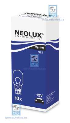 Лампа W16W NEOLUX N921