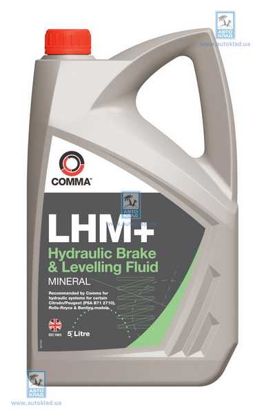 Масло гидравлическое LHM+ Hydraulic Mineral 5л COMMA LHMPLUS5L