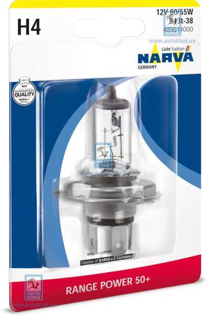 Лампа H4 P43T NARVA 488614000