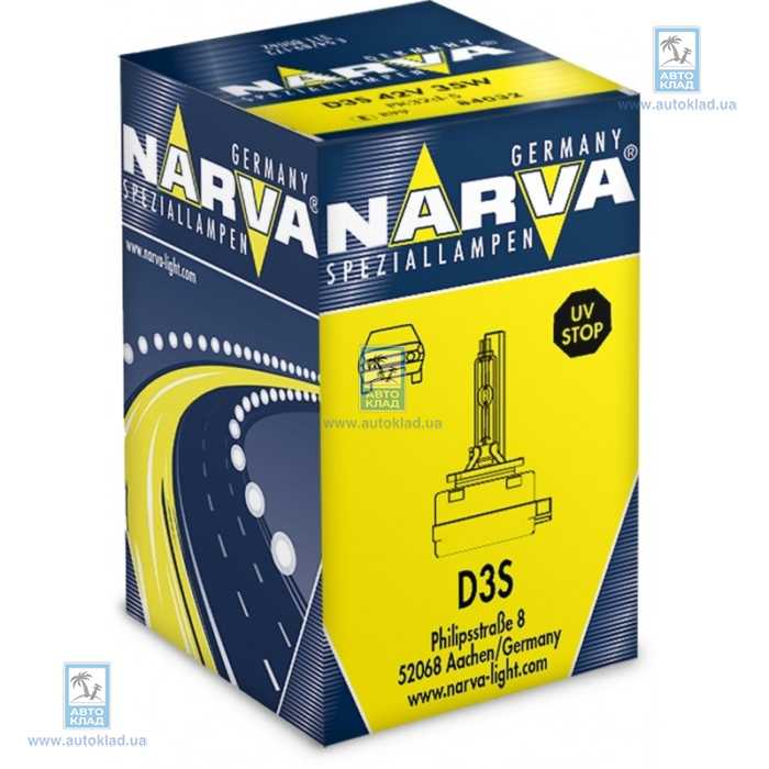 Лампа ксенон D3S NARVA 84032
