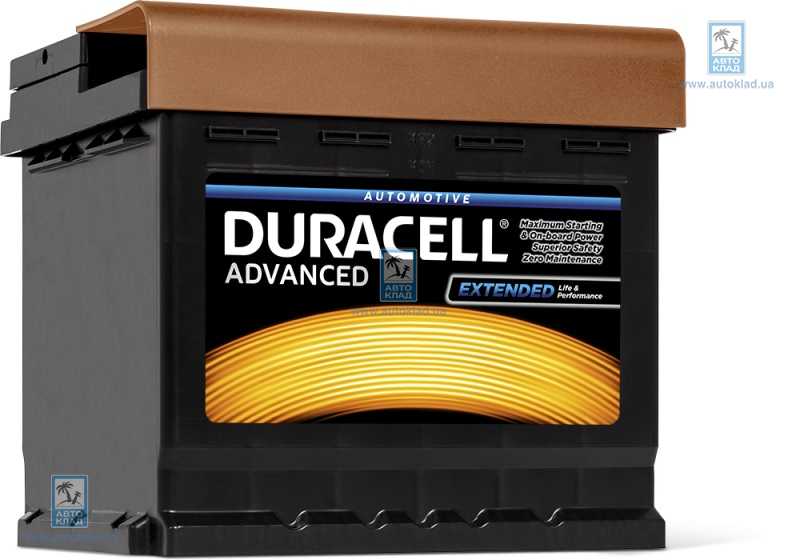 Аккумулятор 50Ач 450A UK012 Advanced DURACELL DA50