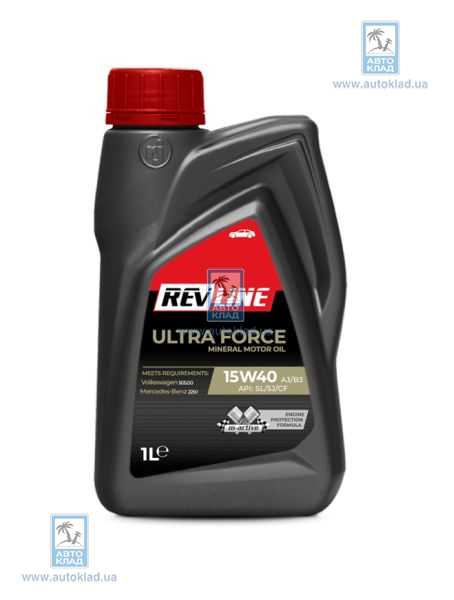 Масло моторное 15W-40 Ultra Force Mineral 1л REVLINE MINERAL15W401L