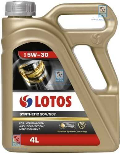 Масло моторное 5W-30 Synthetic 504/507 4л LOTOS WFK404E100H0