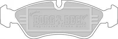 Колодки тормозные BORG & BECK BBP1423