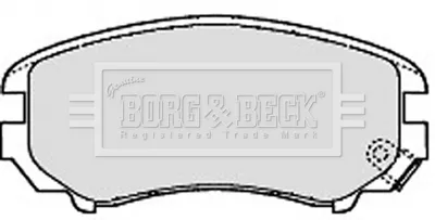 Колодки тормозные BORG & BECK BBP1884